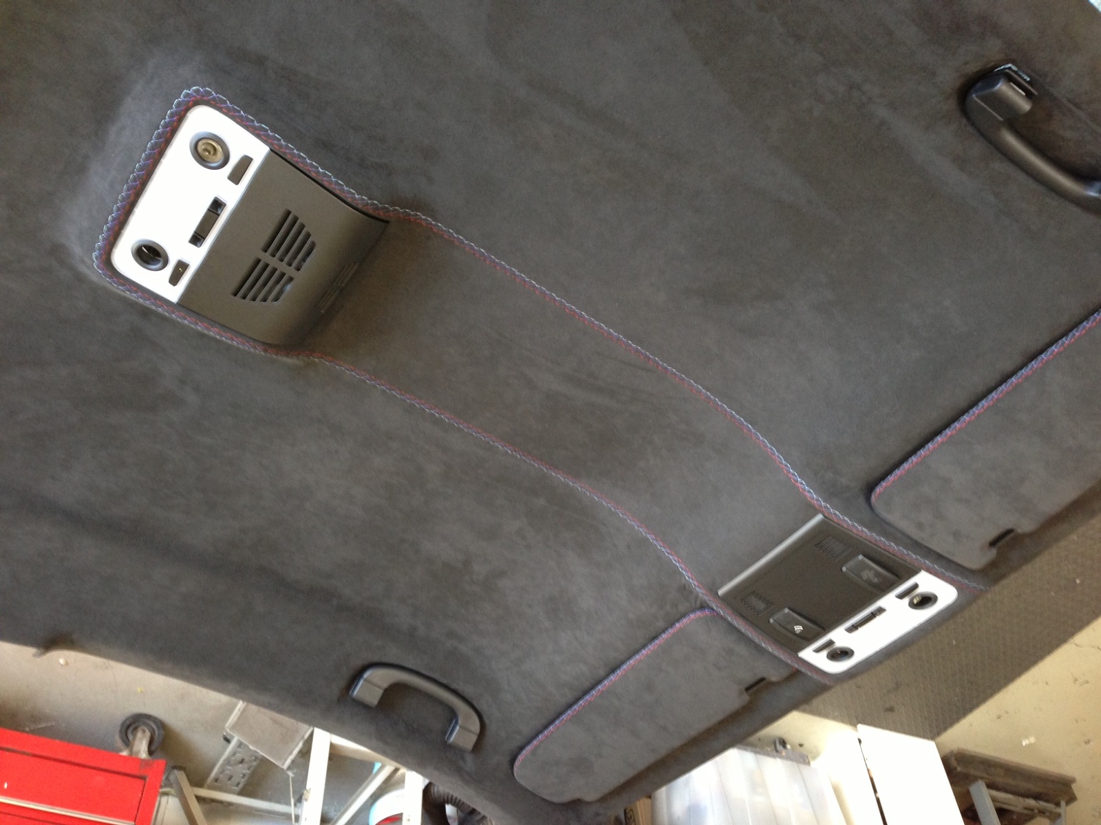 Alcantara headliner bmw #1
