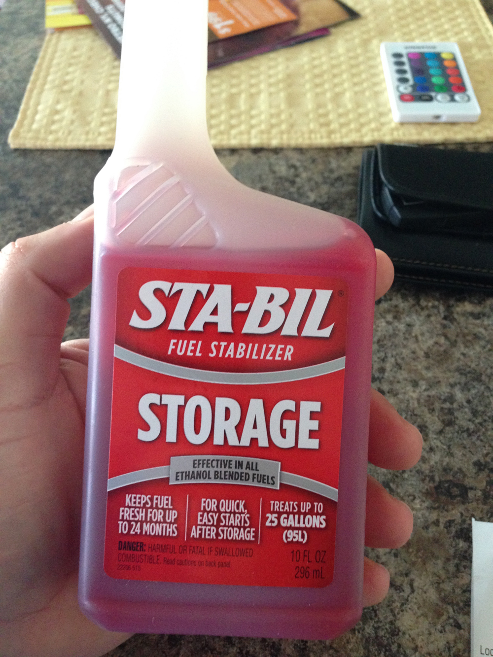 Sta-bil fuel stabilizer 